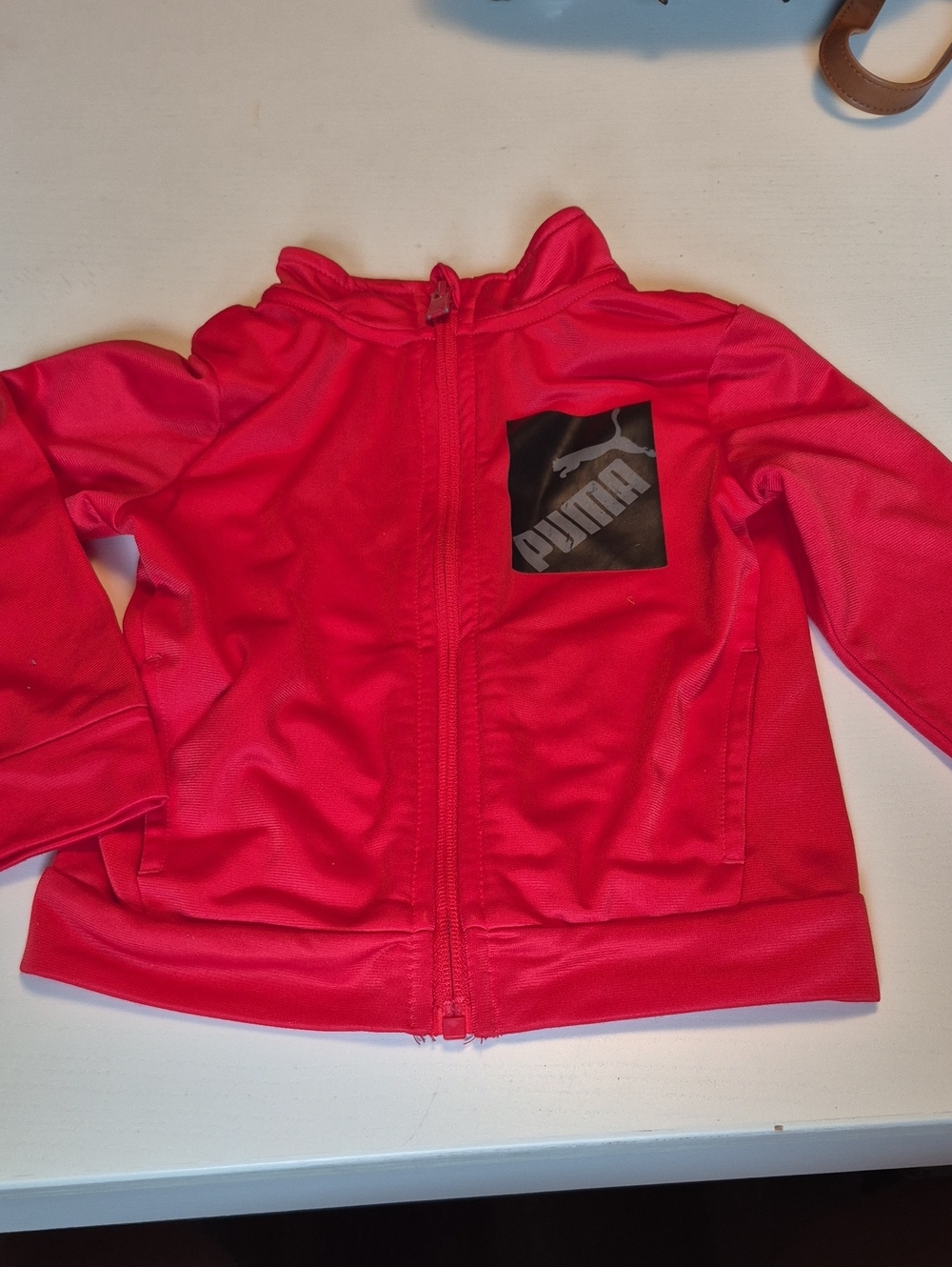 Puma Kids Red Full-Zip Jacket